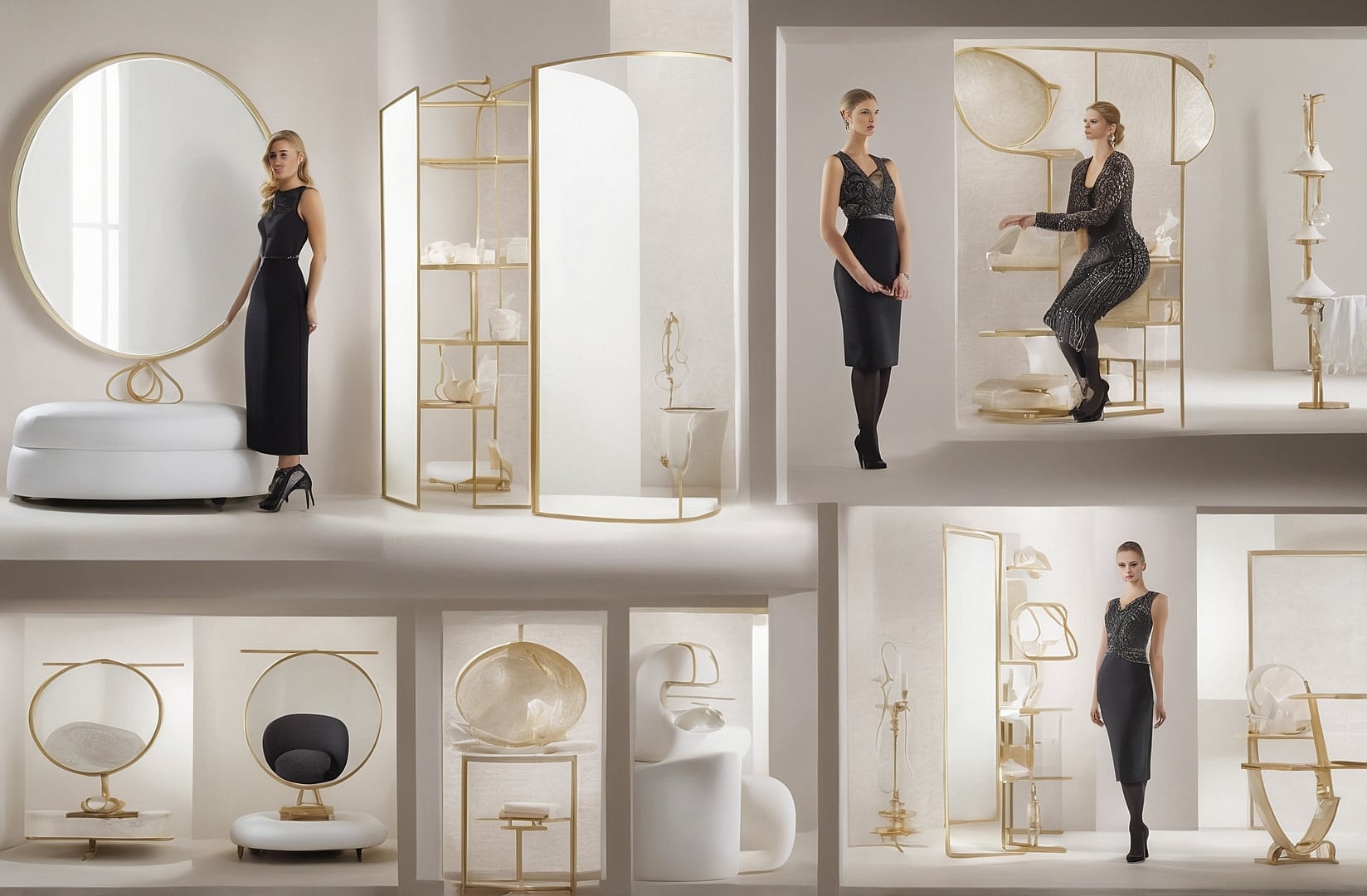 Ambiente de salón elegante